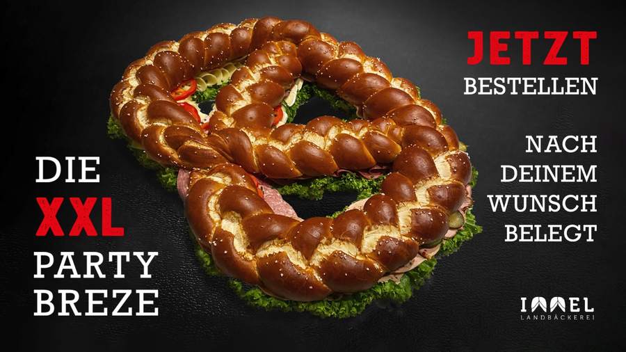 XXL-Partybreze, herzhaft belegt